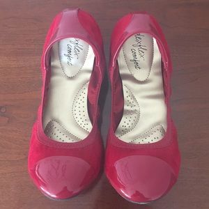 Red Ballet Flats